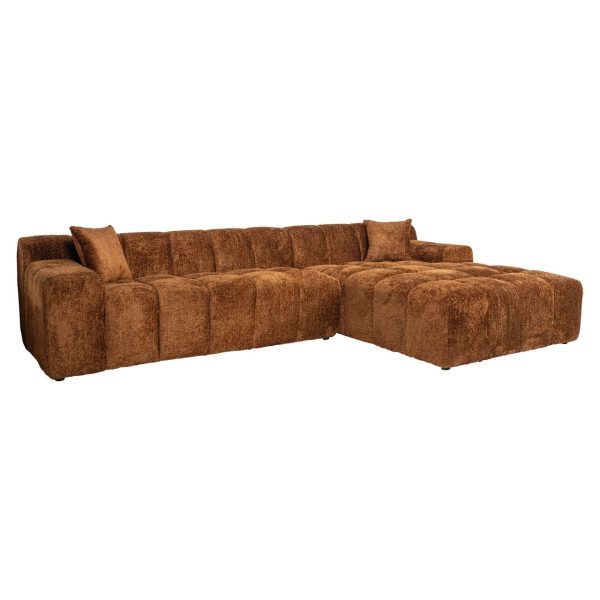 Sofa Cube 3-zits + lounge rechts (Be Lovely 603 Cinnamon) - Afbeelding 6