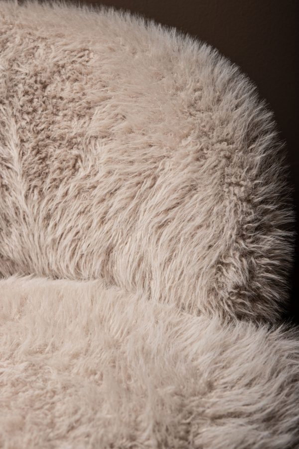 Franklyn Beige Fauteuil Hair - Afbeelding 2