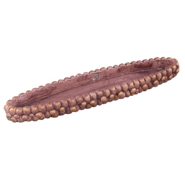 Stenley Bronze cement boat rough rock bowl M - Afbeelding 2