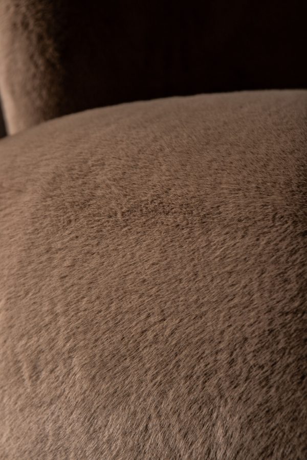 Aphrodite Mocca Fauteuil Fur - Afbeelding 4