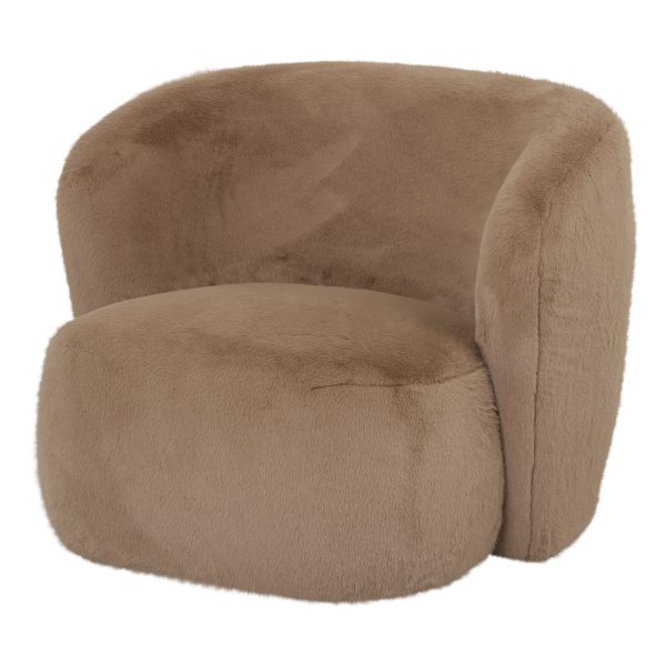 Aphrodite Mocca Fauteuil Fur - Afbeelding 8