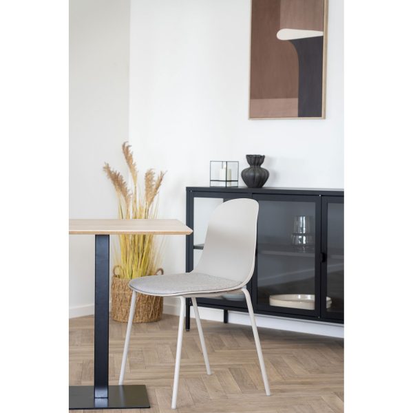 Dining chair, light grey, HN1263 (set of 2) - Afbeelding 2