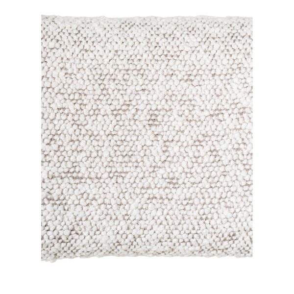 Badalona Counter Chair - Bar Stool, white bouclé with black legs, HN1270 - Afbeelding 5