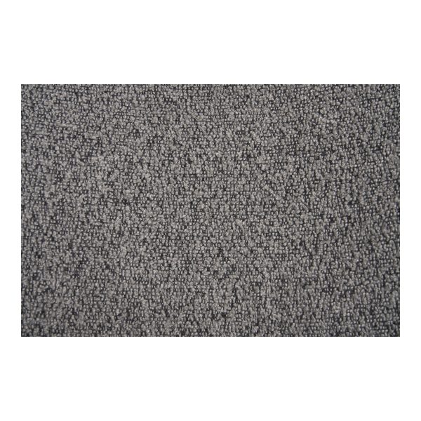 Dining chair, bouclé, light grey with black legs, HN1268 (set of 2) - Afbeelding 6