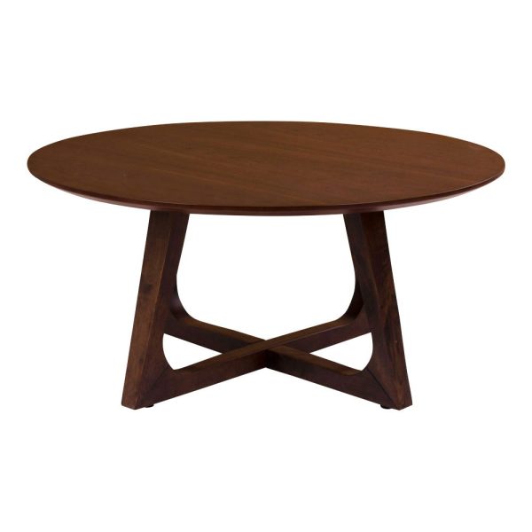 Hellerup Coffee Table - Coffee table in walnut veneer Ã˜ 75 cm - Afbeelding 3