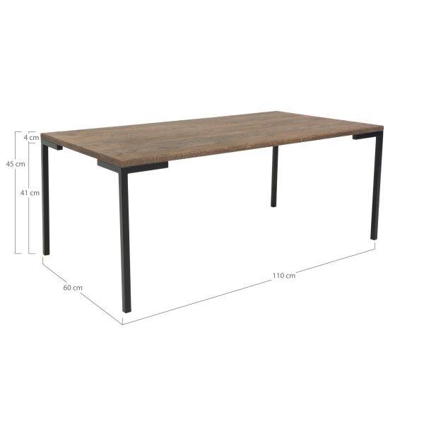 Lugano Coffee Table - Coffee table in smoked oiled oak 110x60 cm - Afbeelding 5