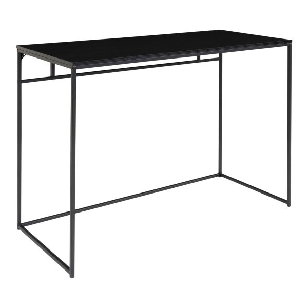 Vita Desk - Desk with black frame and black top 100x45x75 cm - Afbeelding 3