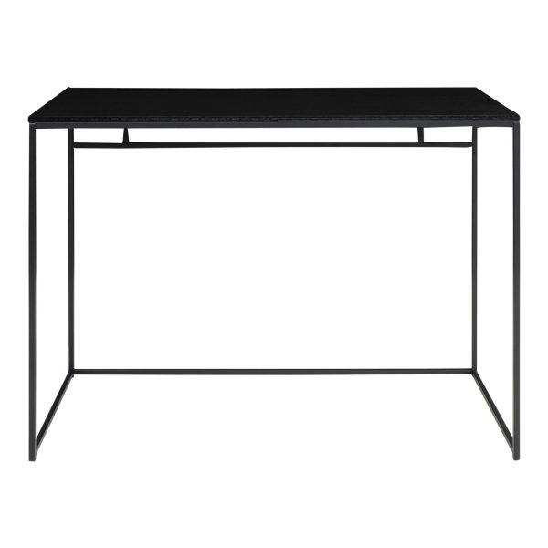 Vita Desk - Desk with black frame and black top 100x45x75 cm - Afbeelding 5