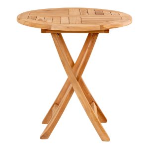 Oviedo Teak Dining Table - Dining table in teak Ã˜70x75cm