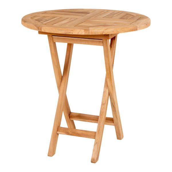 Oviedo Teak Dining Table - Dining table in teak Ã˜70x75cm - Afbeelding 3
