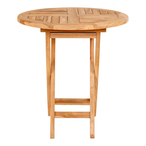 Oviedo Teak Dining Table - Dining table in teak Ã˜70x75cm - Afbeelding 4