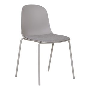Dining chair, light grey, HN1263 (set of 2)