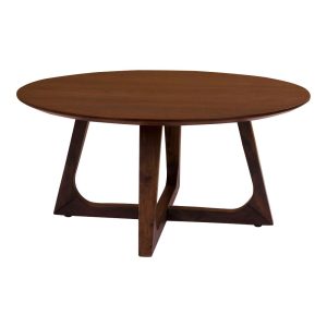 Hellerup Coffee Table - Coffee table in walnut veneer Ø 75 cm