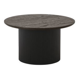 Boavista Coffee Table - Coffee Table, dark brown Ø80x45 cm