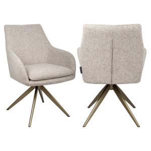 Draaistoel Lisonne Cayenne Bruin